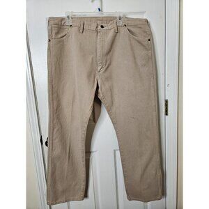 Vintage 90’s Wrangler Tan Denim Jeans Men 42x30 Made In USA Cowboy Cut 13mwztn